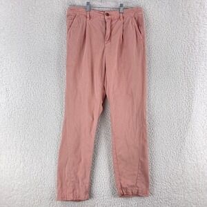 Anthropologie Pink Chino Straight Leg Pants Womens Casual Lightweight Size‎ 27